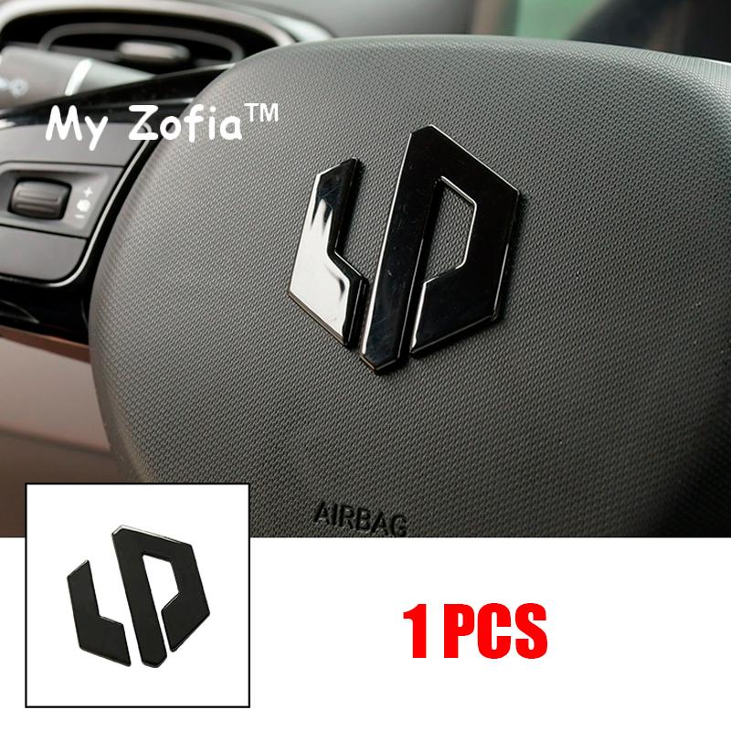 For Leapmotor T03 2024 2025 2026 Car Black front logo ABS Car Steering Wheel Emblem Sticker Accessories