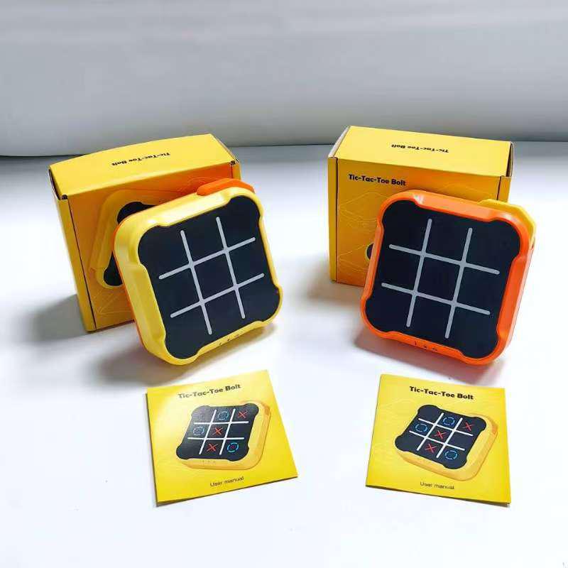 4-in-1 Multifunktionale Tic-Tac-Toe Spielkonsole – Pädagogisches Spielzeug für Kinder