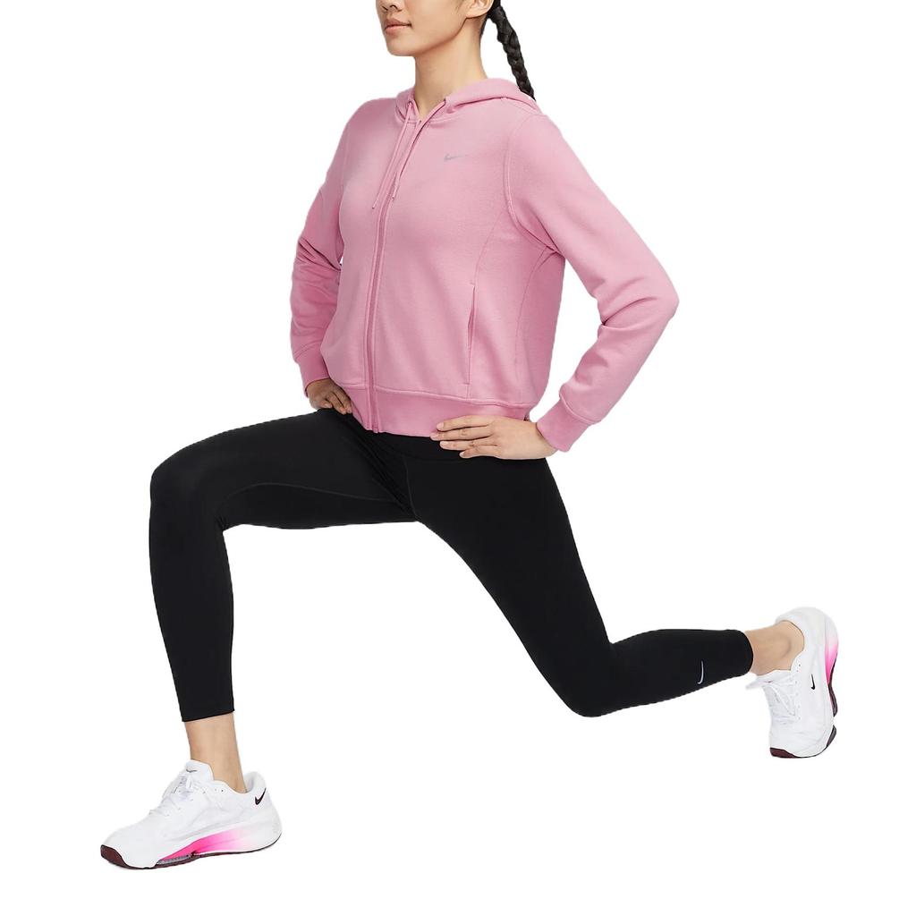 Nike Dri-Fit One Soft Quick-Dry Casual Versatile Hoodie Women Hoodies Element-Pink FB5199-699