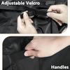 Outdoor Grill Cart Cover Grill Cart Dust Cover For BBQ Oxford Fabric Cloth Waterproof Protector With Handles For Lawn Barbecue