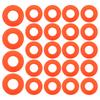 24pcs Kayak Paddle Drip Rings Universal Anti-Splash Collars For Canoe And Sup Pvc Water Guard Rings Replacement Parts For Shafts