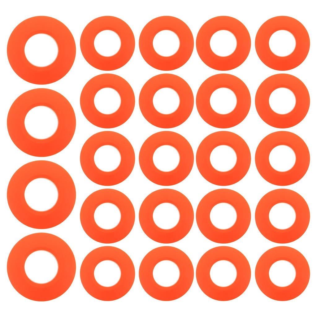 24pcs Kayak Paddle Drip Rings Universal Anti-Splash Collars For Canoe And Sup Pvc Water Guard Rings Replacement Parts For Shafts