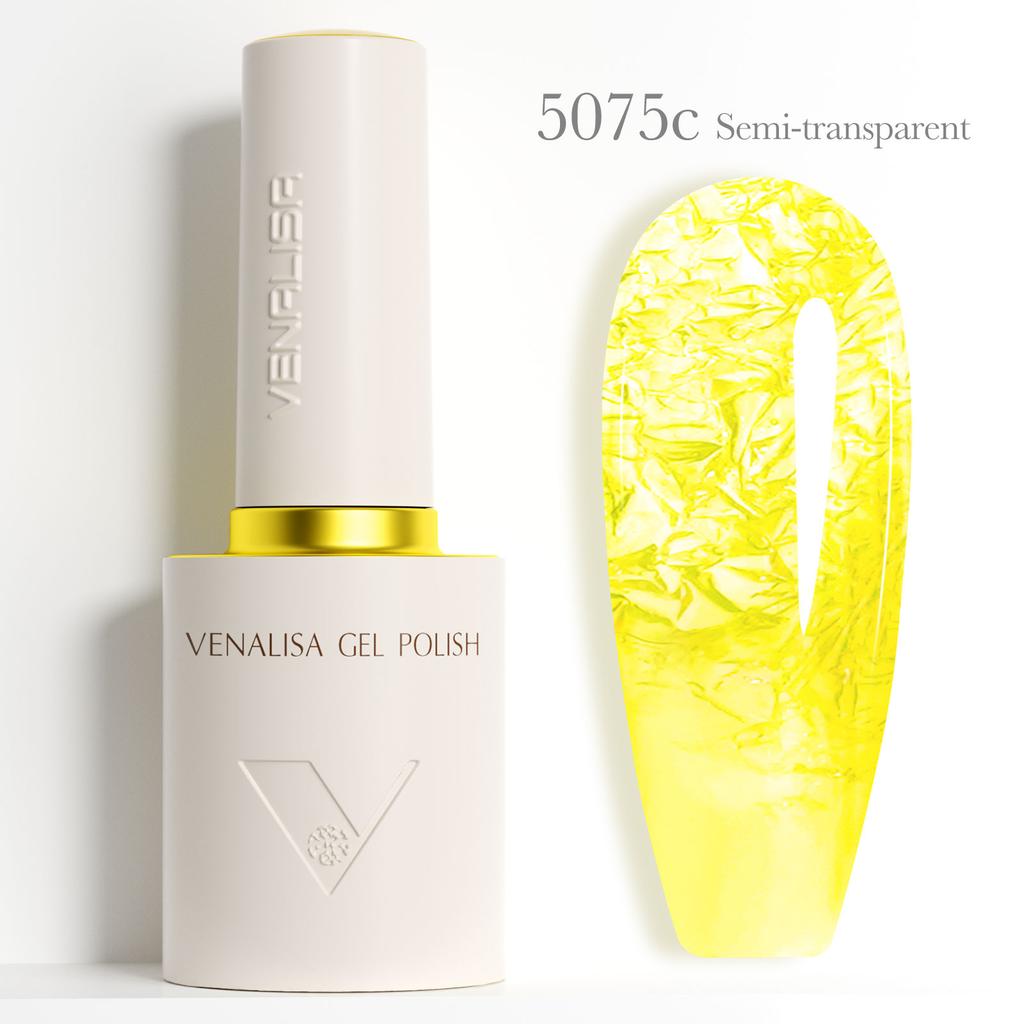 Venalisa 10ml Jelly Gel Nail Polish HEMA/TPO-Free Semi-Transparent Colors UV LED Soak Off Gel for DIY Manicure Kit