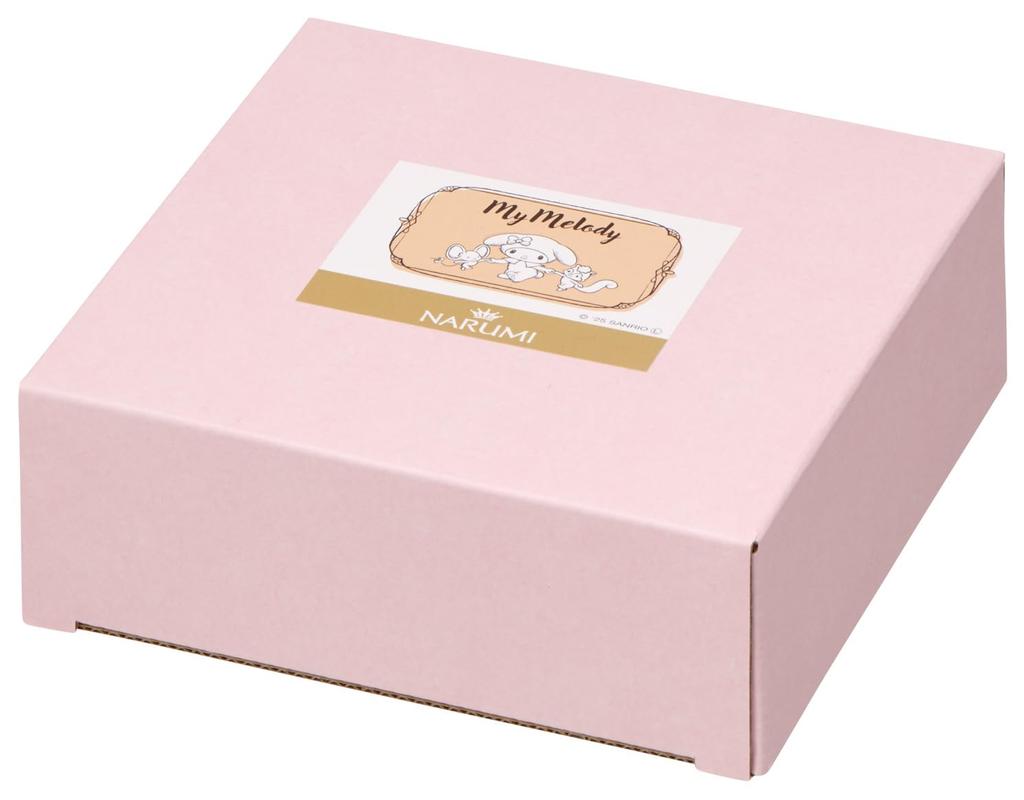 Skater Fruit Plate, Dishwasher Safe, NARUMI Bone China, Made in Japan by Narumi Seito, Sanrio My Melody Drawing, CBFT14-A