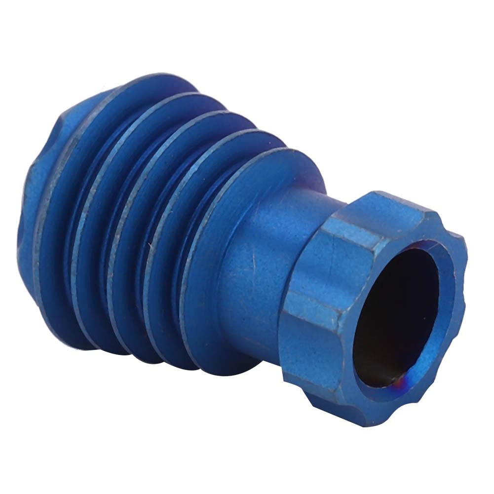 

Подвеска-бусина для ножа из титанового сплава для уличного шнурка, браслета из паракорда, веревки(синий) синий