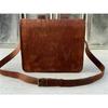 Vintage Leather Messenger Shoulder Laptop Bag Briefcase  Men