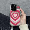 Stacking Love Hearts Phone Max For iPhone 16 Pro 15 14 13 12 11 Case Funda Bumber Coque
