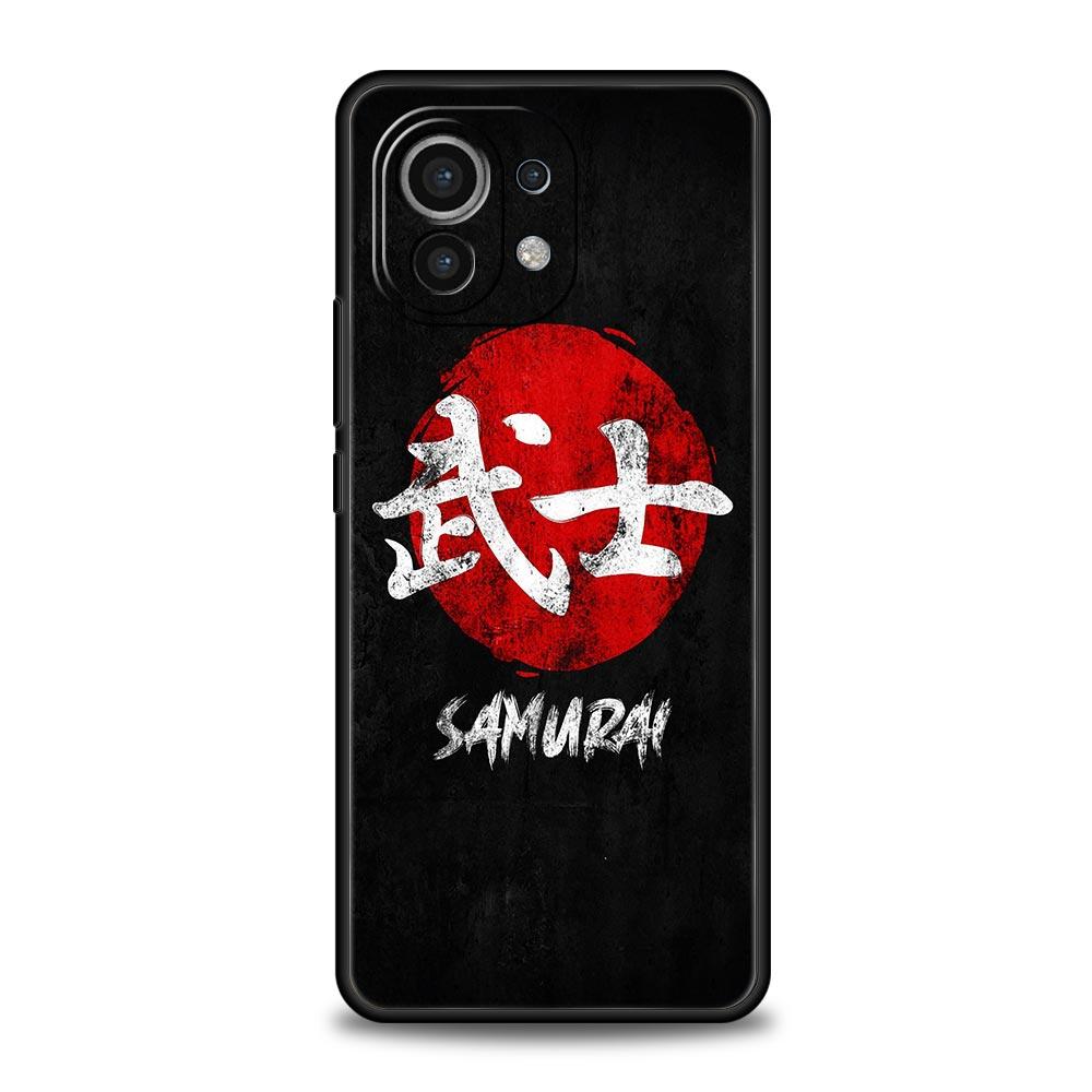 Japanese Bushido Samurai Phone Case For Xiaomi Mi 17 15T 15 14 14T 13T 12T Pro 12 13 Lite 5G 11T Poco X6 X7 X5 Pro Soft Cover