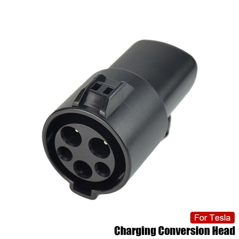 

Адаптер зарядного устройства для электромобиля Разъем для зарядки электромобиля для Tesla Model XY 3 S SAE J1772 Type 1 к адаптеру для Tesla EVSE