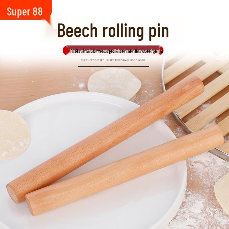 Solid Beechwood Rolling Pin