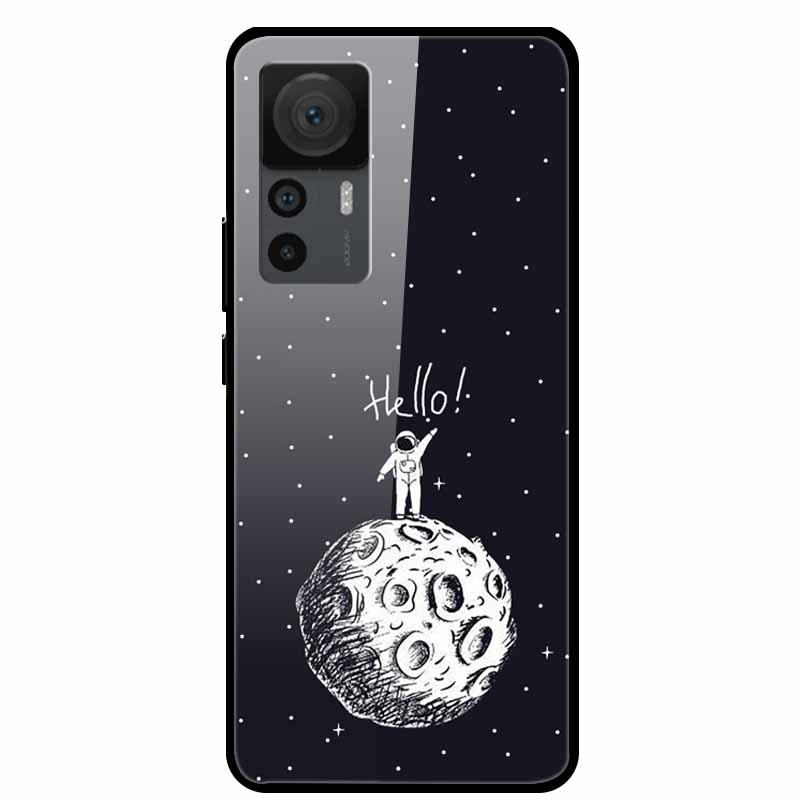 For Xiaomi 12T Cases 12T Pro Luxury Tempered Glass Hard Back Covers For Xiaomi 12T Pro Phone Cases Capa Fundas Xiaomi 12T Coques