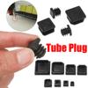 10pcs/pack Plastic Black Blanking End Caps Protector Square/Round Table Chair Foot Pad Furniture Feet Non-Slip Covers