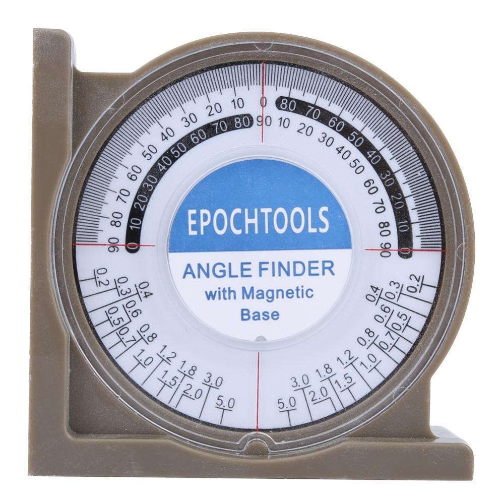 

0-360 Degrees Angle Finder Meter Gray Angle Measuring Tool Household