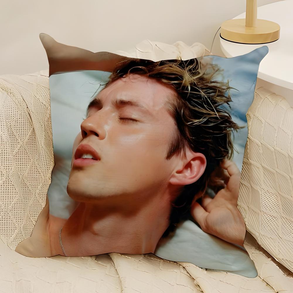 

Singer TTroye SSivan Pillow Case Natural Linen DoubleSided Printing Sofa Home Decor Cushion Cover 30X30cm