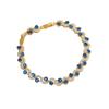 Colorful Crystal Gemstone Bracelet Zinc Zinc Alloy Fashion Jewelry Zircon Cross Hand Chain  Dinner Parties