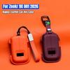 Nappa Leather Car Key Fob Cover For Zeekr 9X 001 Smart Key Case Anti-Scratch Full Protector Auto Key Shell Holder Accessories