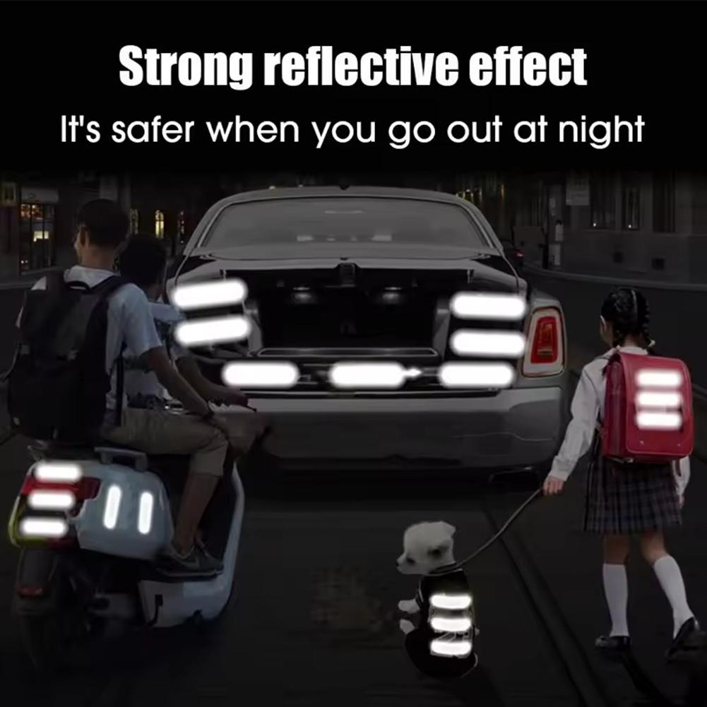 Reflective Stickers For Helmets Invisible Helmets Stickers Self-adhesive Reflective Tape For Helmets Bike Motorcycle Scoote Y6v1