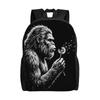 Bigfoot Blowing Wishes Dandelion Vintage Sasquatch Art Backpack  University Backpacks Women Fashion School Bags Pattern Rucksack