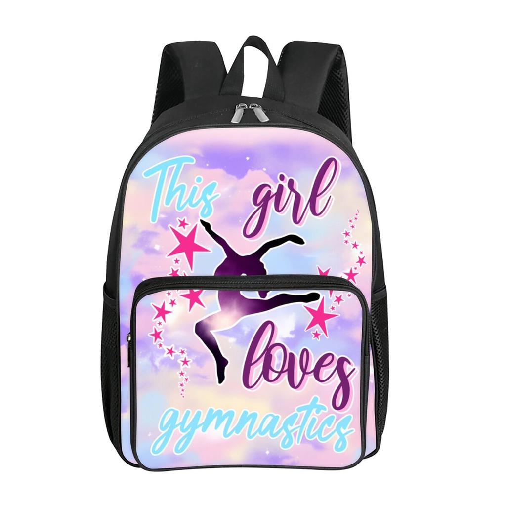 Stretch Dance Print Single Layer Knapsack for Boys/Girls Best Gifts 2D Flat Animated School Carrier for Children Bags