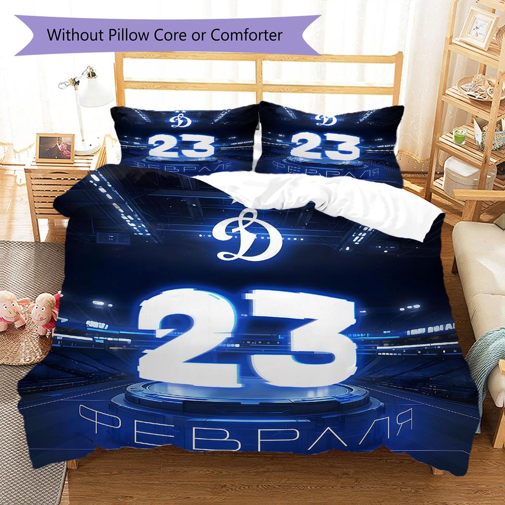 Dynamo Moscow Pride Bedding Quilt Set Quilt Cover Pillowcase Home Decoration Birthday Gift (1 * duvet cover + 2 * pillowcase, without core)