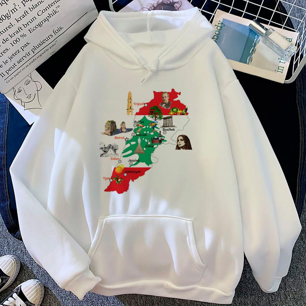 Lebanon hoodie printed design trendy winter pattern comfortable elegant teen pullover hoddie youthful elegant