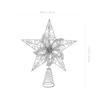 Christmas Tree Top Star Decoration Topper Adornment Wrought Iron Ornament Party
