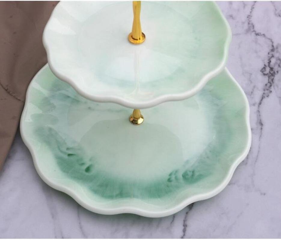 Three-dimensional Lace Two-layer Tray Silicone Mold Shelf Coaster DIY Tool