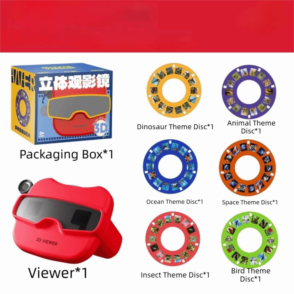 Portable 3D Viewer Toy 3D Stereoscopic Science Educational Toy Viewing Machine Children