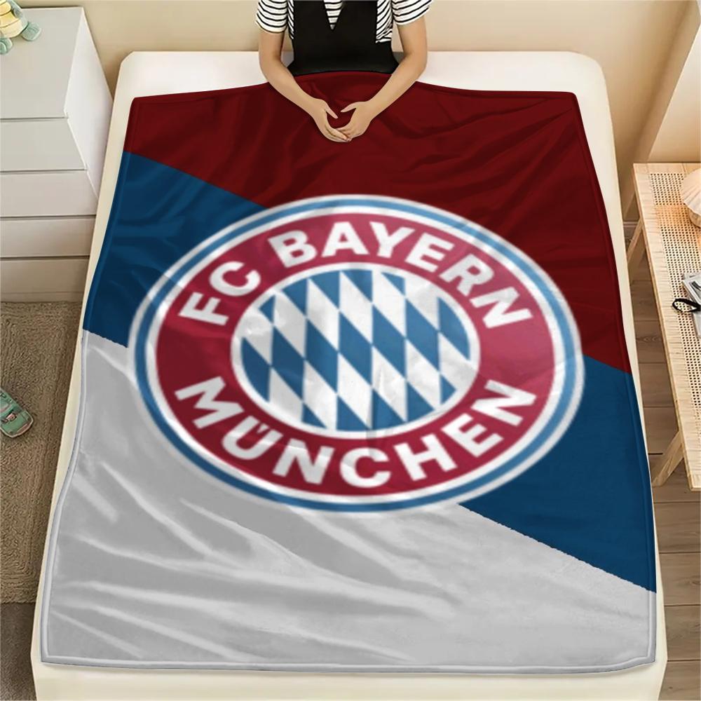 1pc FC Bayern Munich Print Flannel Blanket, High quality Comfortable for All Seasons, Home Decor, Warmth and Comfort, Perfect for Christmas Gifts47