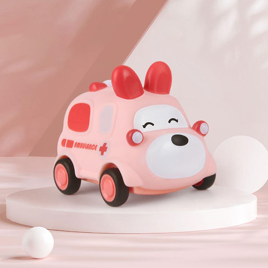 

Toys Pull Back Vehicle Safety Push Inertial Truck Engineering with Wheels Baby Sturdy Early Learning Gifts