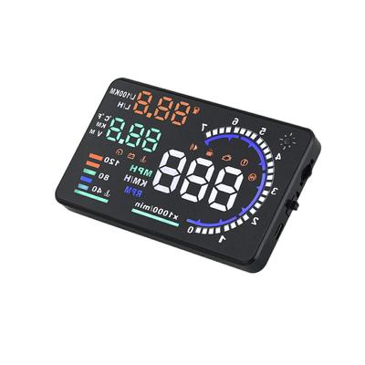.B "A8-OBD" HUD Head Up Display A8 OBD2 5.5" Colorful Car Speedometer Windshield
