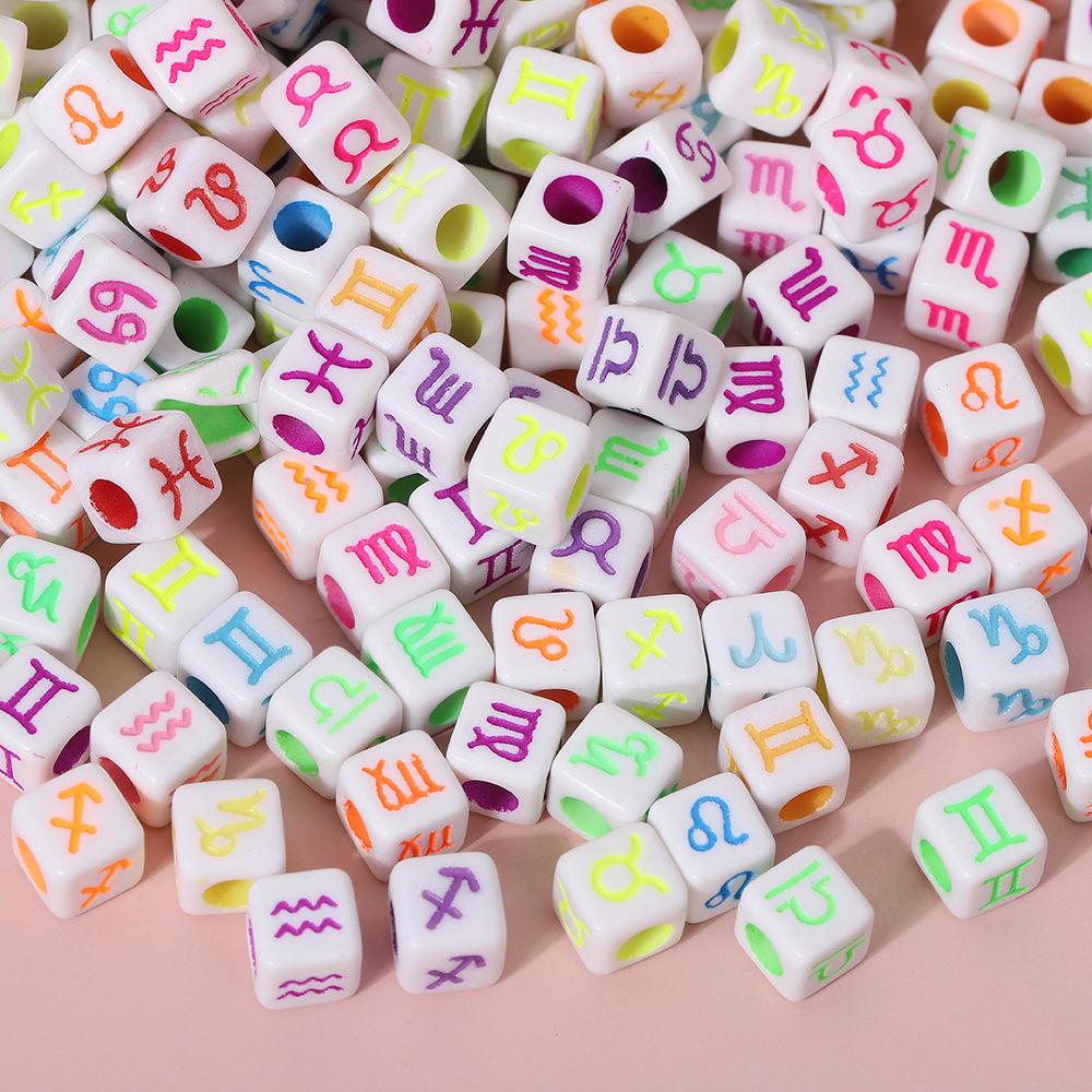 Acrylic Letter Beads for Kids' Jewelry Making – Educational DIY Beading Accessories