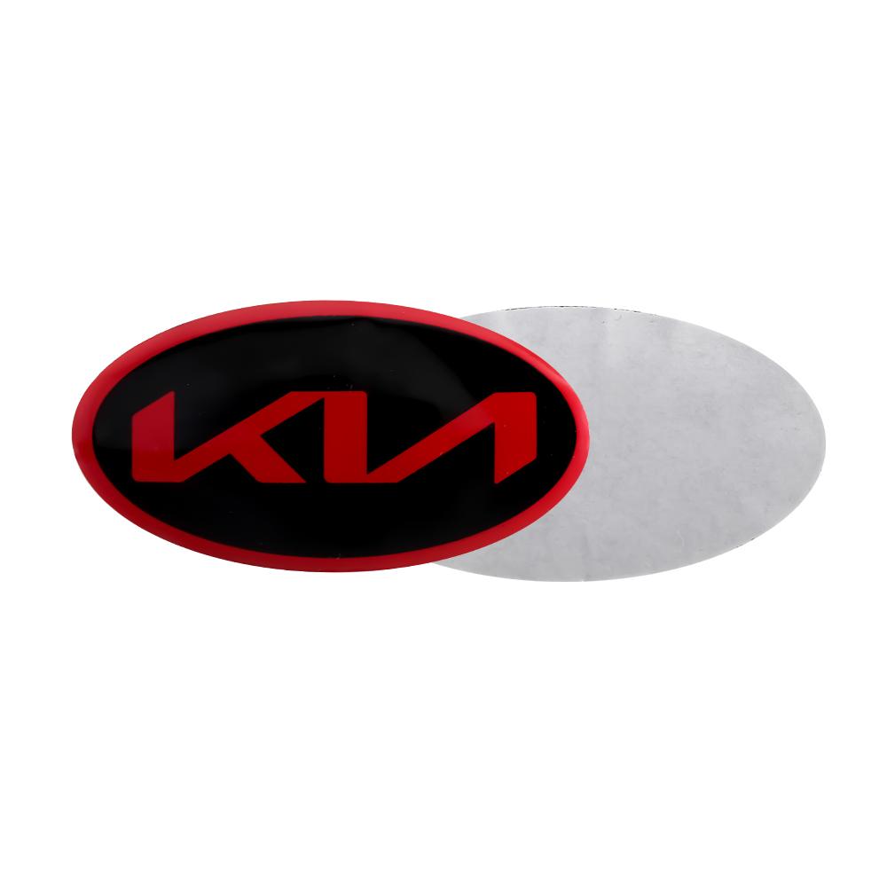 BDTINA1 3D Aluminum Car Steering Wheel Interior Sticker Emblem For KIA Sportage Ceed Sorento Cerato Optima Picanto Rio Soul Cadenza Niro