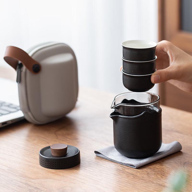 Portable Ceramic Travel Tea Set