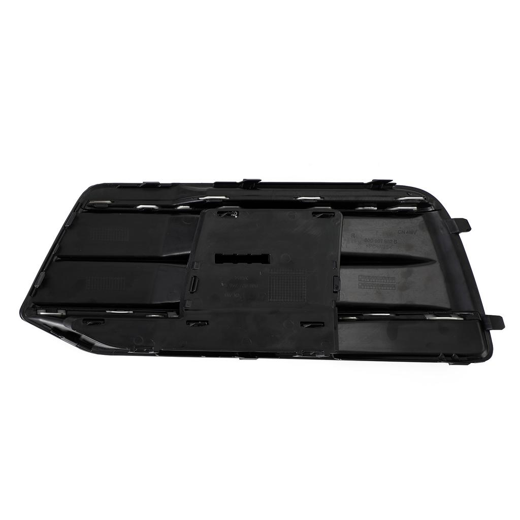 2PCS Front Bumper Cover Grille Bezel Insert 80A807679D 80A807679DRU6 fit for Q5 2018-2022 Gloss Black