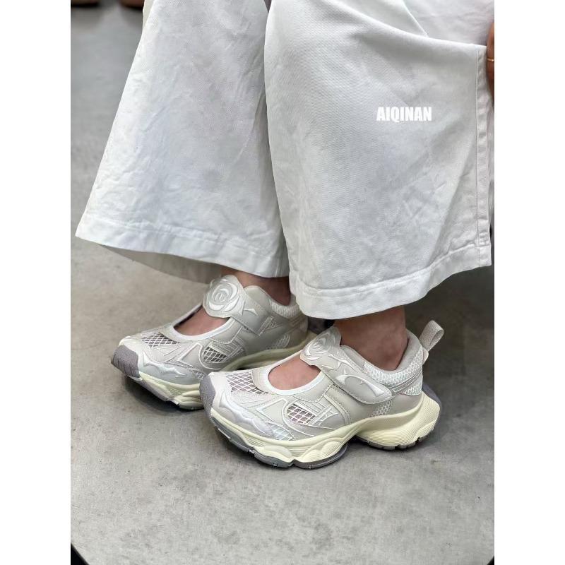 Niche design dad shoes women's platform casual shoes spring new Velcro pair of shoelaces sports