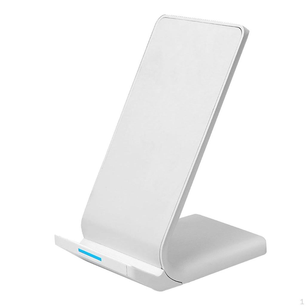15W Fast Wireless Charger Overheating Protection Enabled 2 Coils for iOS Black