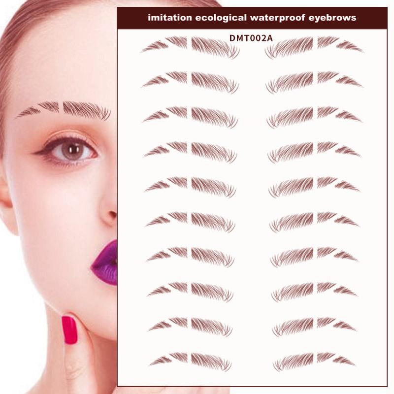 Eyebrow Sticker 6D Simulated Eyebrow Sticker Ecological Bionic Eyebrow Lazy Eyebrow Sticker Template Eyebrow Sticker Eyebrow Tattoo Sticker