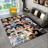Kpop B-BTS JIMIN Star Carpet Rug for Playroom Bedroom Living Room Sofa Home Decor,kid Area Rug Non-slip Floor Mat Gift
