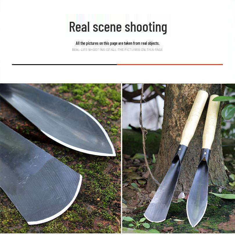 Small Manganese Steel Shovel for Planting and Weeding Vegetables or Flowers