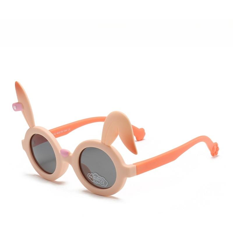 

Childrens Cartoon Sunglasses With Polarized Tac Lenses For Sun Protection And Outdoor Play Lotus Pink
