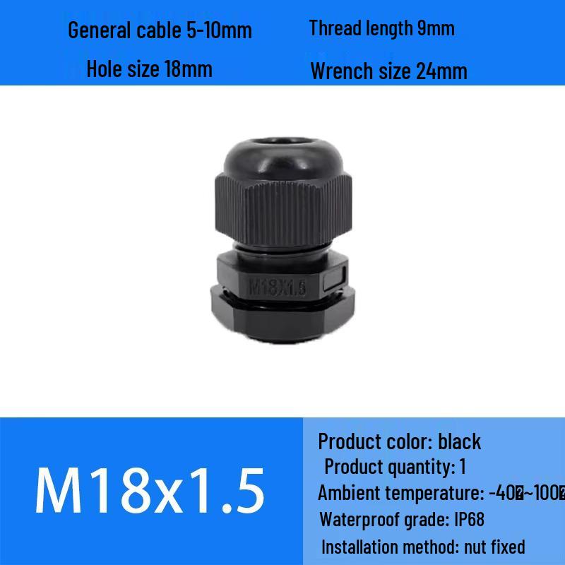 M Series Waterproof Nylon Cable Gland Connector