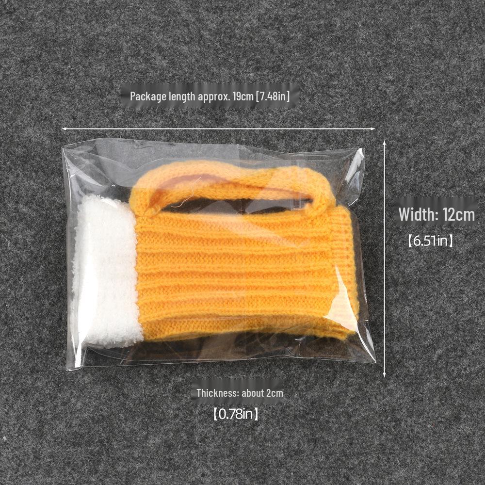 3D Beer Mug Beanie: Fun Unisex Winter Knit Hat