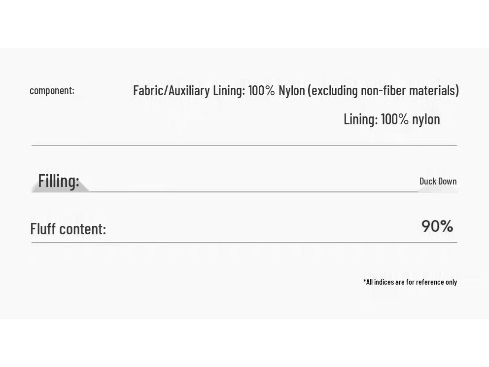 Xuezongfei Lange Daunenjacke mit Kapuze