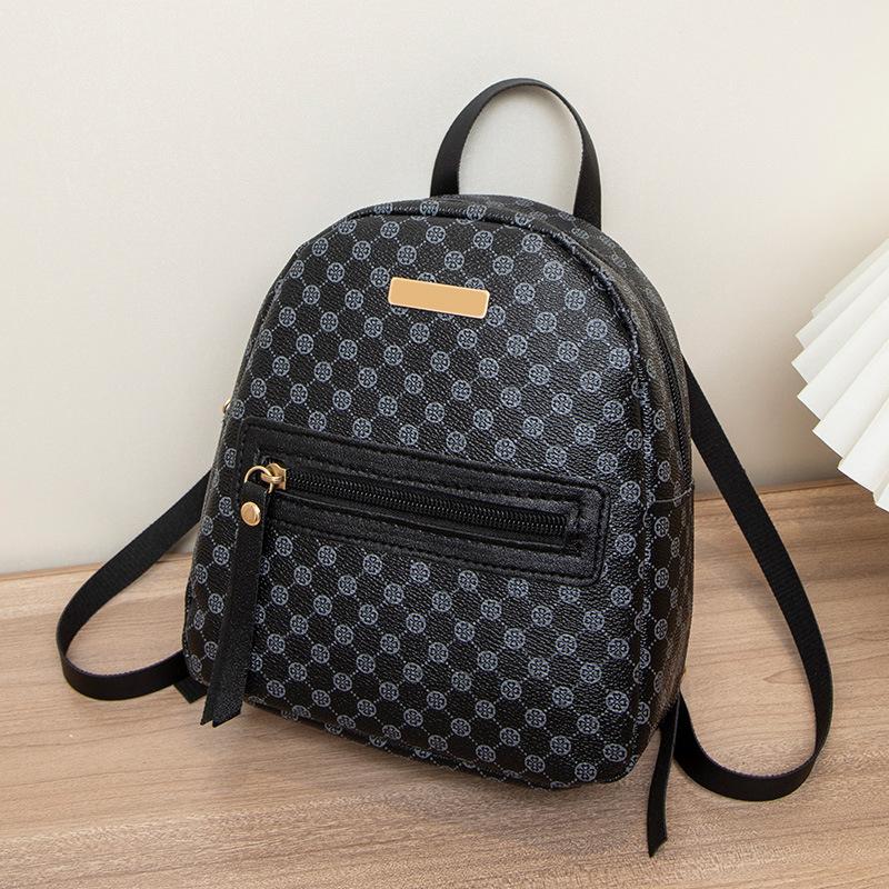 New fashion printed backpack women's summer small cute backpack trend student bag