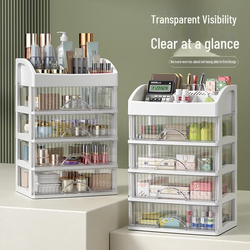 Multifunctional Jewelry and Stationery Storage Drawer for Cosmetics and Accessories