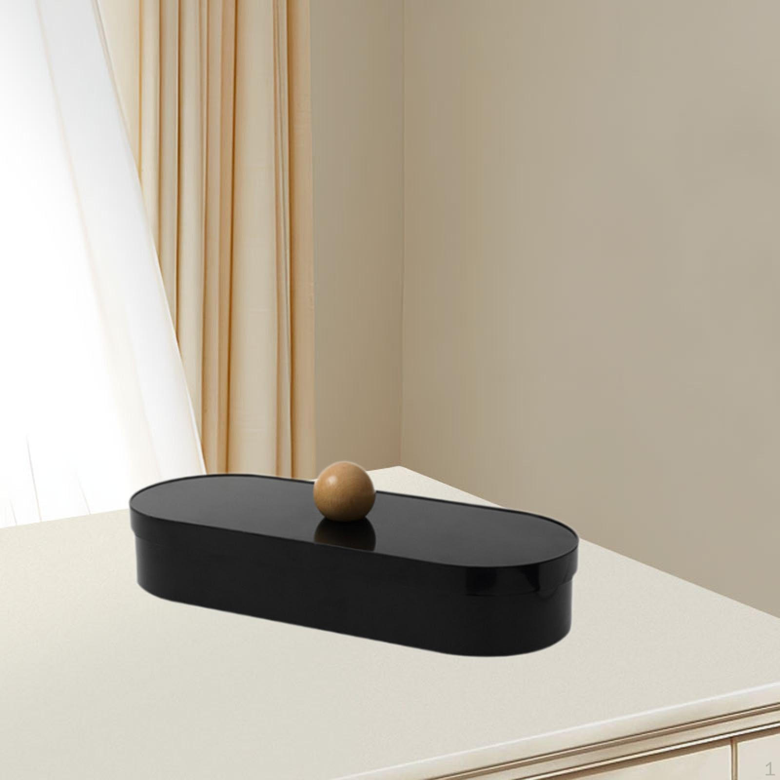 

Органайзер для аксессуаров для волос, контейнер для ванной комнаты, витрина для украшений в виде галстуков чёрный