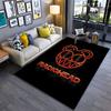 Red Bear Face Radiohead Logo suitable as a non-slip mat for the living room or bedroom sofa