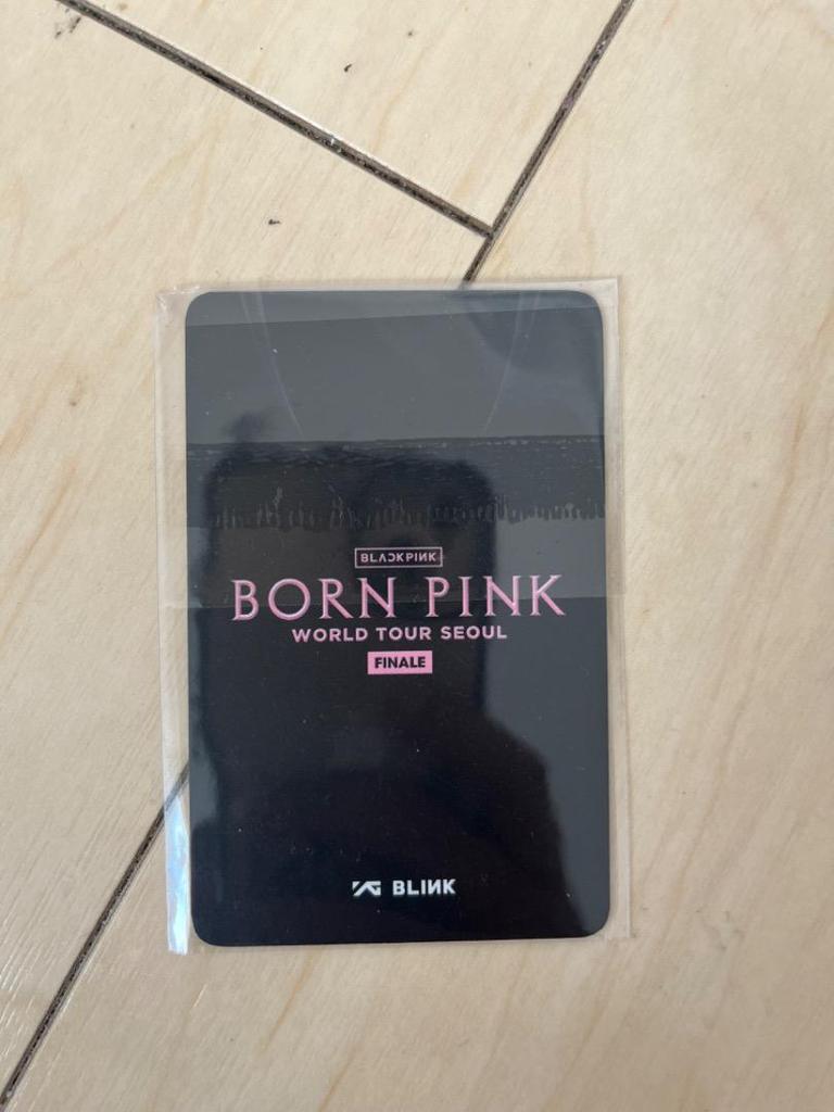 [USED] Blackpink Jisoo Seoul Concert Weverse Lucky Draw Limited Trading Card