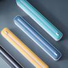 1pc Plastic Bag Holder, Plastic Cling Film Cutting Dispenser, Magnetic Cutting Box, Magnetic Refillable Plastic Packaging Dispenser